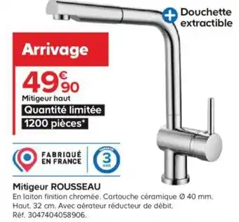 Castorama Mitigeur Rousseau offre