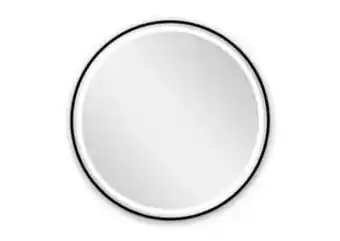 Castorama Miroir lumineux led naos black ø80 x 3 cm offre