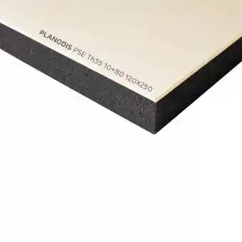 Castorama Plaque de doublage planodis (th35) 250 x 120 cm, ép. 9,5 mm + 80 mm (vendue à la plaque) zone "nord" offre
