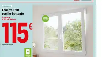 Brico Dépôt Fenêtre Pvc Oscillo-battante offre