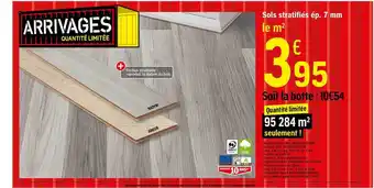 Brico Dépôt Sols Stratifiés ép. 7 Mm offre