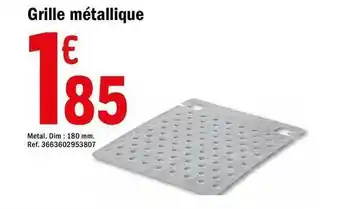 Brico Dépôt Grille Métallique offre