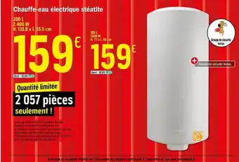 Brico Dépôt Chauffe-eau électrique Stéatite offre