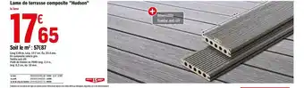Brico Dépôt Lame De Terrasse Composite offre