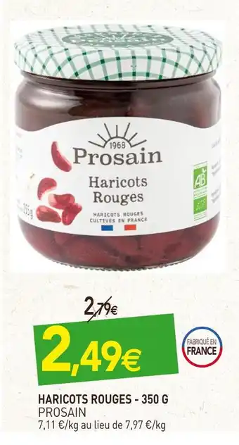 naturéO Prosain haricots rouges offre