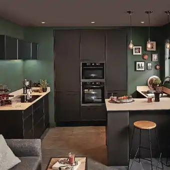 Brico Dépôt Cuisine "pasilla"** noir mat offre