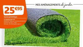 Jardiland Gazon synthétique offre