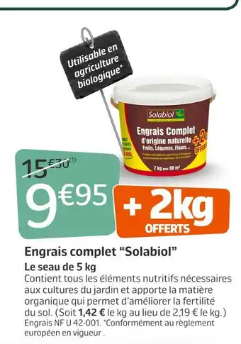 Solabiol engrais complet