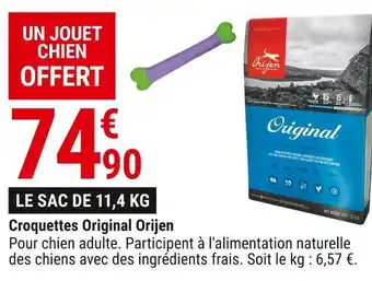 Gamm vert Orijen croquettes original offre