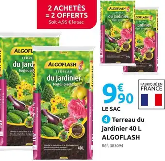 Mr Bricolage Algoflash terreau du jardinier offre
