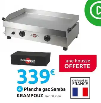 Mr Bricolage Krampouz plancha gaz samba offre