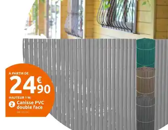 Mr Bricolage Canisse pvc double face offre
