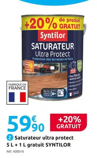 Syntilor saturateur ultra protect 5 l + 1 l gratuit