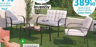 Mr Bricolage Inventiv salon bas kary 4 places offre