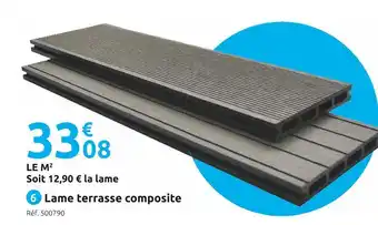 Mr Bricolage Lame terrasse composite offre
