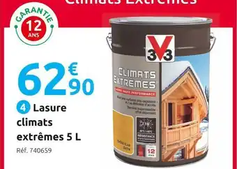 Mr Bricolage V33 lasure climats extrêmes 5 l offre