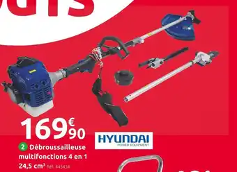 Mr Bricolage Hyundai débroussailleuse multifonctions 4 en 1 offre