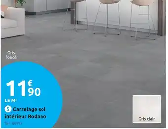 Mr Bricolage Carrelage sol intérieur rodano offre