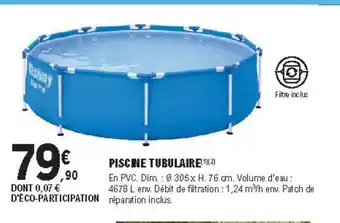 Piscine Tubulaire