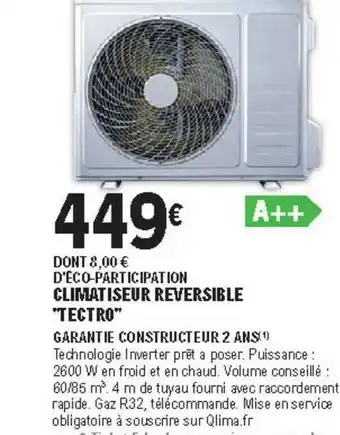 E.Leclerc Brico Climatiseur Reversible offre