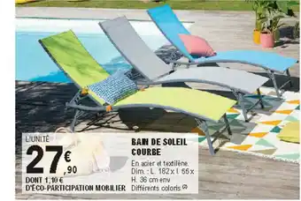 E.Leclerc Brico Bain De Soleil Courbe offre