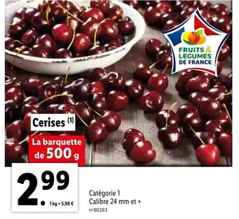 Lidl Cerises offre