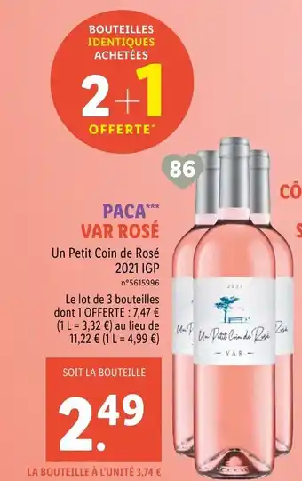 Paca var rosé
