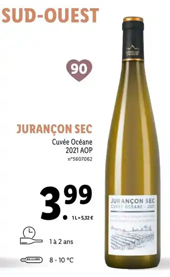 Lidl Jurançon sec offre