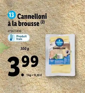 Cannelloni à la brousse
