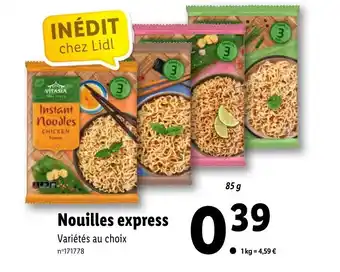 Lidl Nouilles express offre