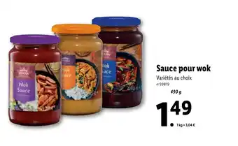 Lidl Sauce pour wok offre
