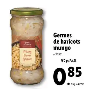 Lidl Germes de haricots mungo offre