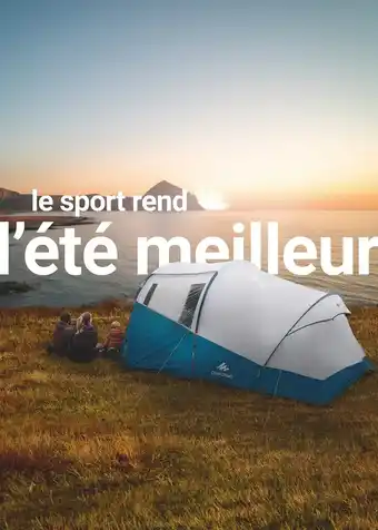 Decathlon Tente Arpenaz 4.1 Fresh&Black offre