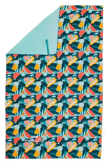 Decathlon Serviette de bain microfribre imprimée XL offre