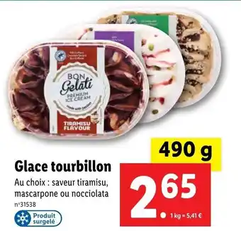 Lidl Glace Tourbillon offre