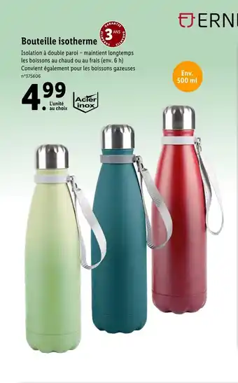Lidl Bouteille Isotherme offre