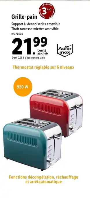 Lidl Grille-Pain offre