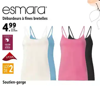 Lidl Esmara Débardeurs à Fines Bretelles offre