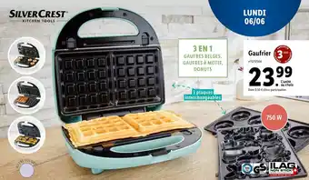 Lidl Silver Crest Gaufrier offre