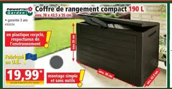 Norma Coffre de Rangement Compact 190L offre