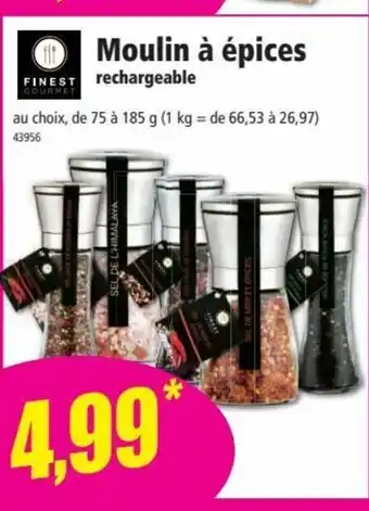 Norma Moulin à épices offre