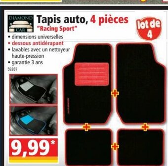 Tapis Auto 4 Pièces
