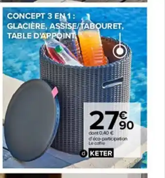 Carrefour Coffre Cool Stool offre