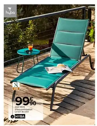 Carrefour Bain de Soleil Matelassé Canberra offre