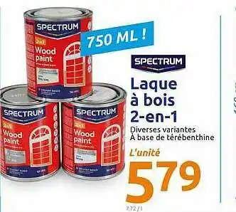 Action Laque à Bois 2-en-1 offre