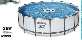 Carrefour Bestway Piscine Ovale Tubulaire offre