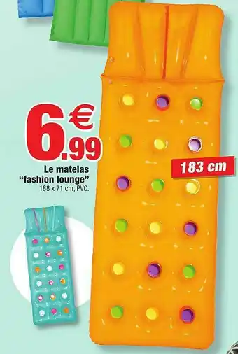 Bazarland Le Matelas Fashion Lounge offre