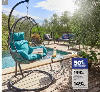 Carrefour Fauteuil Suspendu Canberra offre