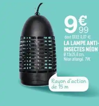 Centrakor La Lampe Anti-insectes Néon offre