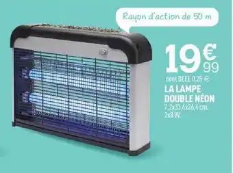 Centrakor La Lampe Double Néon offre